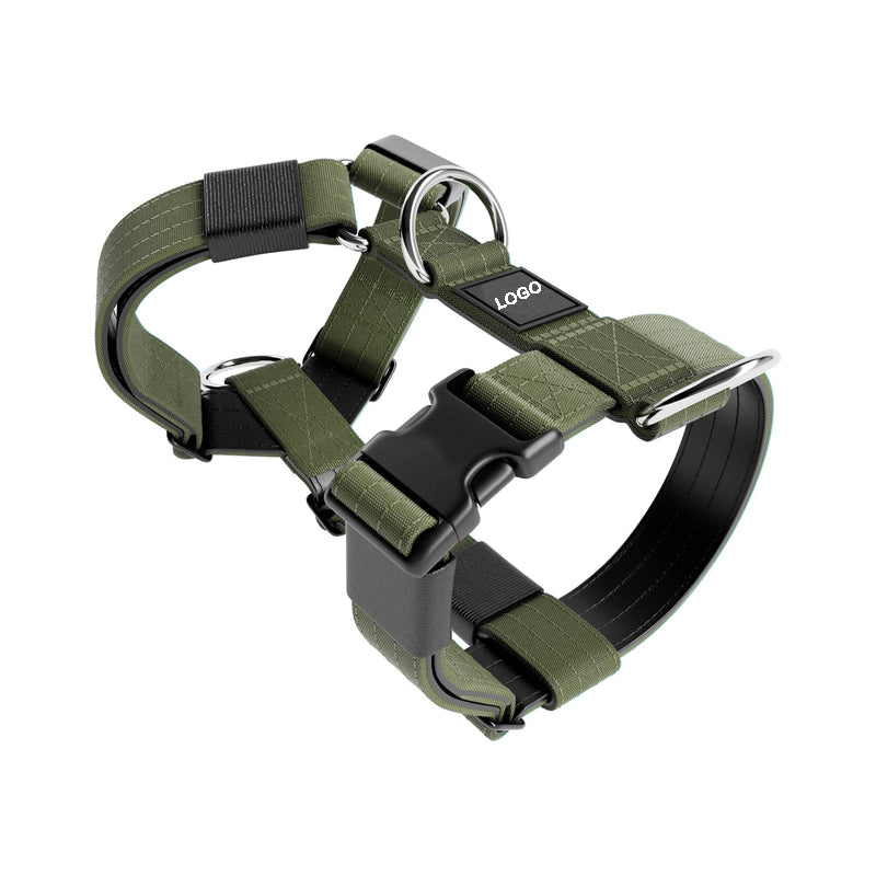 Strong Pet Dog Tactical Collar and Leash With Handle & Secure Clip